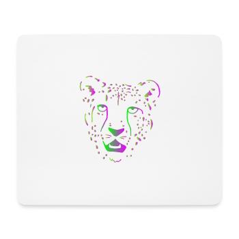 Cheetah big cat Africa - Mouse Pad (horizontal) - white - Front