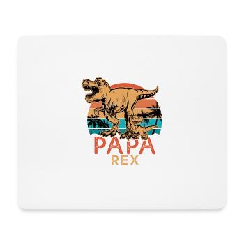 Gift dad t rex - Mouse Pad (horizontal) - white - Front
