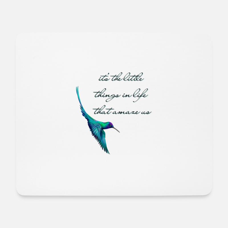 little things - Mouse Pad (horizontal) - white