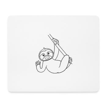 Sloth, Sloths, Gift, Gift idea - Mouse Pad (horizontal) - white - Front