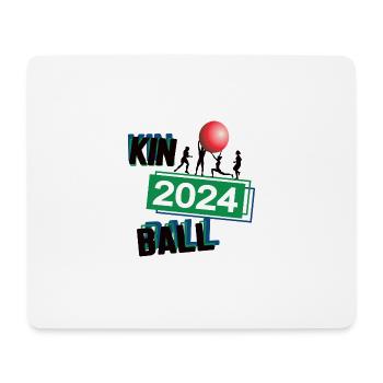 Kinball Spieler Team Turnier Mannschaft in 2024 - Mousepad (Querformat) - Weiß - Vorne