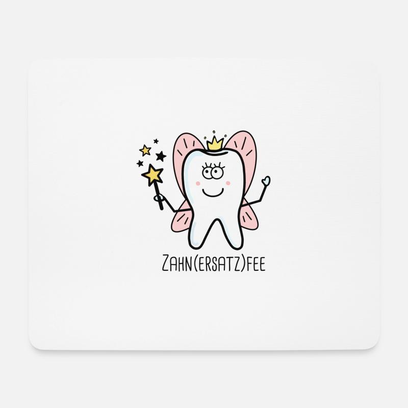 Tooth (replacement) fairy - Mouse Pad (horizontal) - white