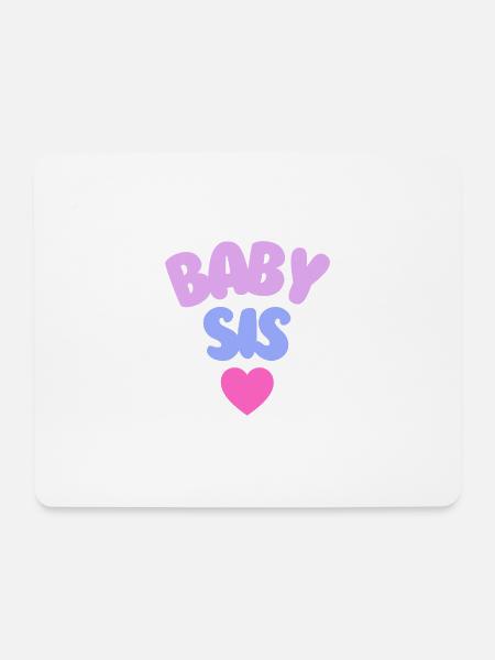 Baby Sis Love - Mouse Pad (horizontal) - white