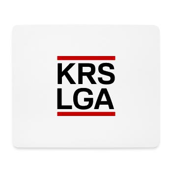 KREISLIGA schwarz - Mousepad (Querformat) - Weiß - Vorne