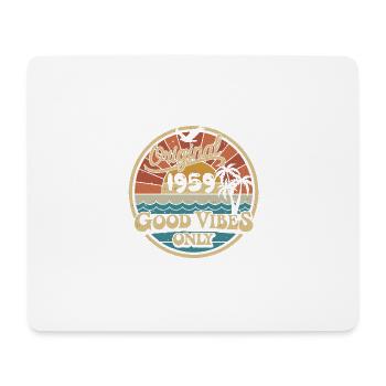 Original 1959 Jahrgang 1959 Geburtstag Retro 1959 - Mousepad (Querformat) - Weiß - Vorne