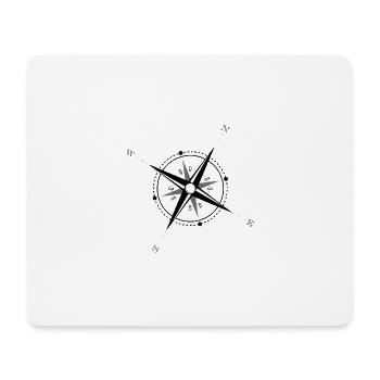 Compass - Mouse Pad (horizontal) - white - Front