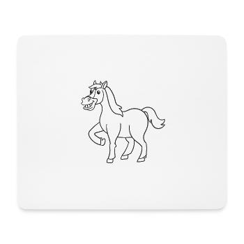 Horse, horses, gift, gift idea - Mouse Pad (horizontal) - white - Front