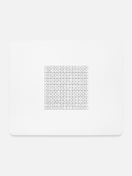 Wortsuchspiel für Online Marketer - Mousepad (Querformat) - Weiß