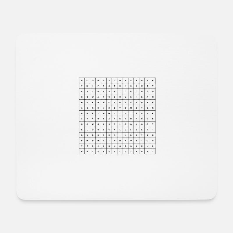 Wortsuchspiel für Online Marketer - Mousepad (Querformat) - Weiß