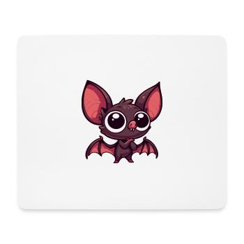 Bébé chauve-souris - Tapis de souris (format paysage) - blanc - Devant