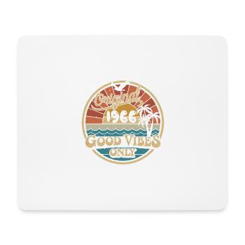 Original 1966 Vintage 1966 Birthday Retro 1966 - Mouse Pad (horizontal) - white - Front