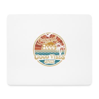 Original 2000 Jahrgang 2000 Geburtstag Retro 2000 - Mousepad (Querformat) - Weiß - Vorne