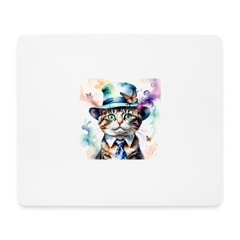 Monsieur Hercule - Mouse Pad (horizontal) - white - Front
