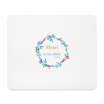 Merci à mon Atsem préférée - Tapis de souris (format paysage) - blanc - Devant