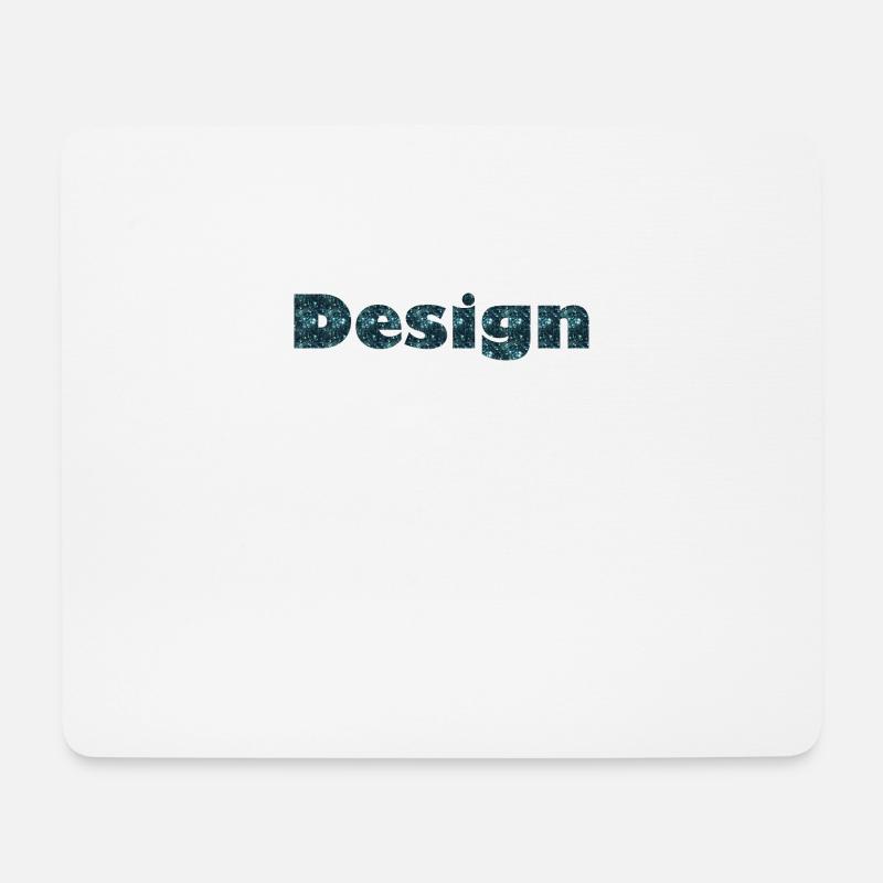 Design - Mousepad (Querformat) - Weiß
