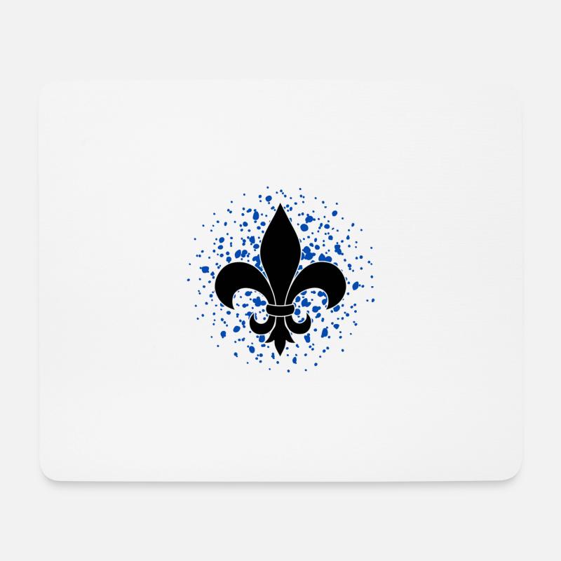 Lilien Logo - Mousepad (Querformat) - Weiß