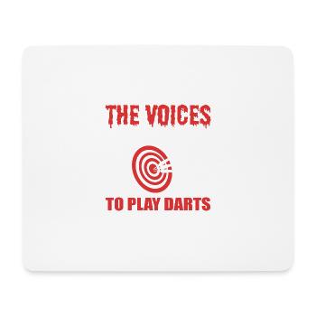 Play Dart Birthday Party Gift - Mouse Pad (horizontal) - white - Front