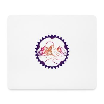 Fahrrad - Mousepad (Querformat) - Weiß - Vorne