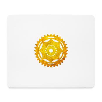 Fahrrad - Mousepad (Querformat) - Weiß - Vorne