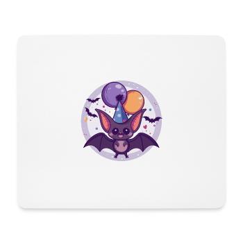 Chauve-souris Anniversaire Bébé - Tapis de souris (format paysage) - blanc - Devant
