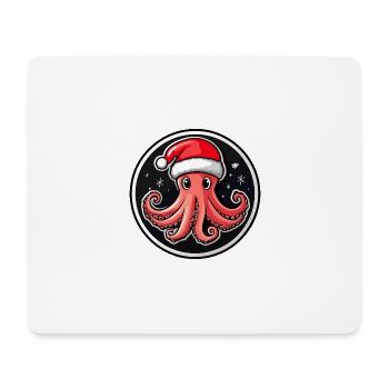Octopus Christmas X-Mas - Mouse Pad (horizontal) - white - Front