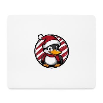 Noël de canard Noël - Tapis de souris (format paysage) - blanc - Devant