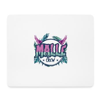 Malle Crew Coloré - Tapis de souris (format paysage) - blanc - Devant