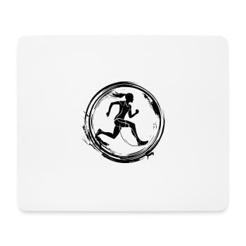 Running Marathon Sport - Mouse Pad (horizontal) - white - Front