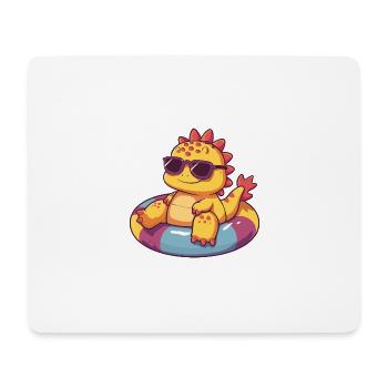 Dinosaurier stegosaurus Comic Cool - Mousepad (Querformat) - Weiß - Vorne