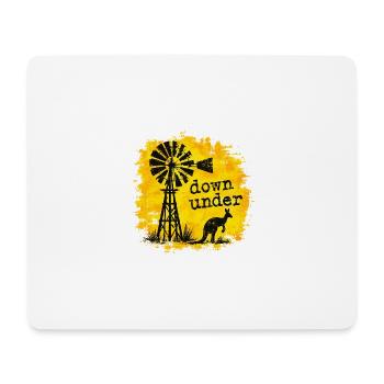 Australia - Down Under - Australien - Windrad - Mousepad (Querformat) - Weiß - Vorne