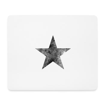 Vintage Stern- Star - Mousepad (Querformat) - Weiß - Vorne