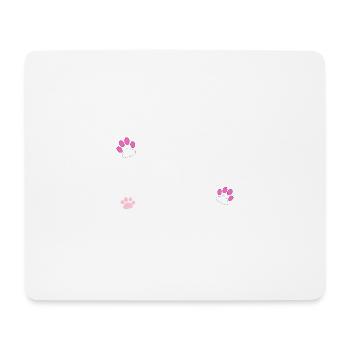 cats rule the world - Mouse Pad (horizontal) - white - Front