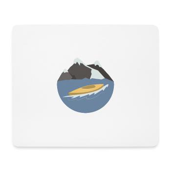 Wassersport - Mousepad (Querformat) - Weiß - Vorne