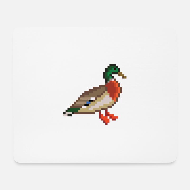 Vogel - Mousepad (Querformat) - Weiß