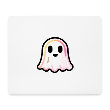 Ghost Halloween Funny Cute - Mouse Pad (horizontal) - white - Front