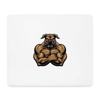 Kangal Dog Muscles Fitness - Mouse Pad (horizontal) - white - Front