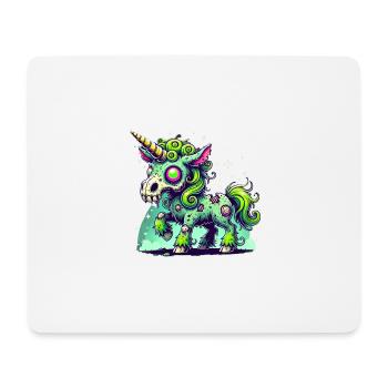 Licorne Zombie, Zombiecorn, Licorne, Horreur - Tapis de souris (format paysage) - blanc - Devant