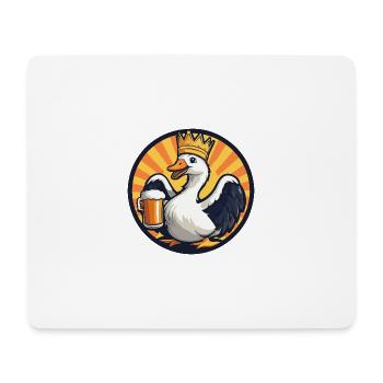 Goose Beer - Mouse Pad (horizontal) - white - Front