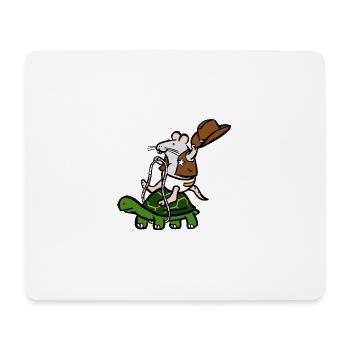 Gordon and the tortoise - Mouse Pad (horizontal) - white - Front
