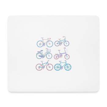 Fahrrad - Mousepad (Querformat) - Weiß - Vorne