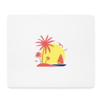 Sommer - Mousepad (Querformat) - Weiß - Vorne