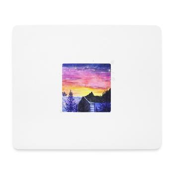 WinterSonne - Sonja Ariel von Staden - Mousepad (Querformat) - Weiß - Vorne