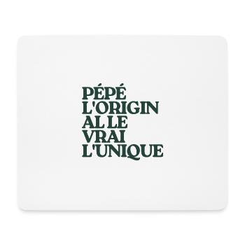 Opa Das Original Das Echte Das Einzigartige Geschenk - Mousepad (Querformat) - Weiß - Vorne