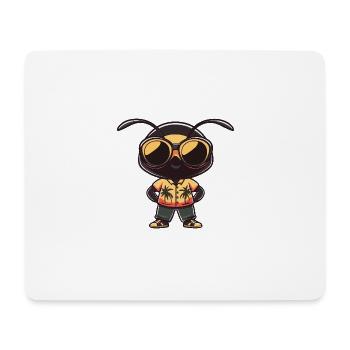 Vacances de la bande dessinée Ant - Tapis de souris (format paysage) - blanc - Devant