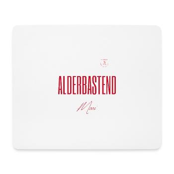 Alderbastend schön – Twente- und Sallands-Dialekt - Mousepad (Querformat) - Weiß - Vorne