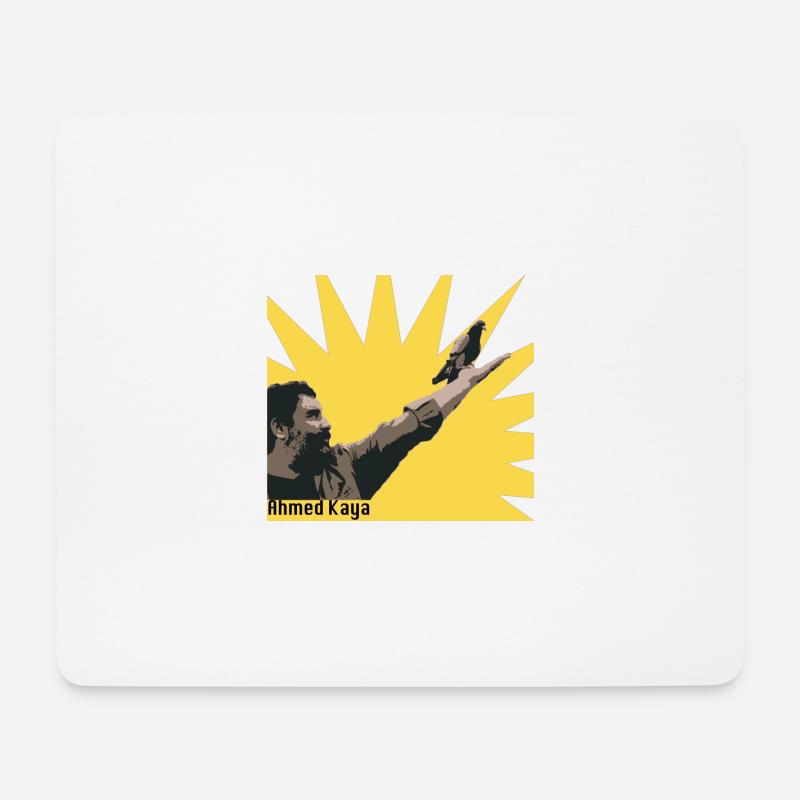 Ahmed Kaya - Mouse Pad (horizontal) - white