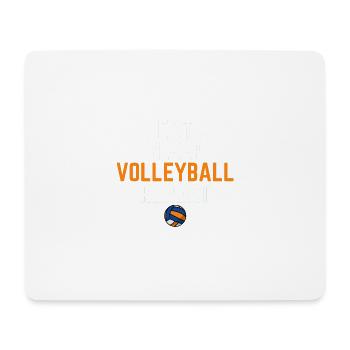 Volleyball Sport - Mousepad (Querformat) - Weiß - Vorne