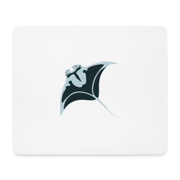 Meerestiere - Mousepad (Querformat) - Weiß - Vorne