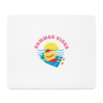 Sommer - Mousepad (Querformat) - Weiß - Vorne