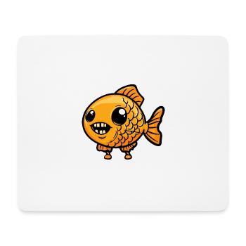 Goldfische Halloween Comic Lustig - Mousepad (Querformat) - Weiß - Vorne